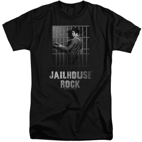 Elvis Presley Jailhouse Rock S/S Adult Tall Black