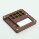 thumbnail image 1 of Caja de madera para pintura de acuarela hecha a mano para niños, caja de madera con rejilla de 8 rejillas, caja de paleta de colores de acuarela, caja de madera con tapa de succión magnética, 1 of 3