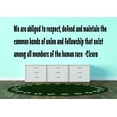 thumbnail image 1 of Design With Vinyl We Are Obliged To Respect, Defend Artwork And Maintain The Common Bonds Of Union Wall Decal for Family - And Fellowship Cicero Speechmaker Themed Décor - Size: 9 In x 24 In, 1 of 3
