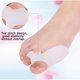 thumbnail image 2 of 1 Par Separadores Dedos Los Pies en Valgo Corrector Ajustador Juanete Hallux () Blanco, 2 of 7