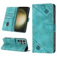 thumbnail image 1 of Compatible with Samsung Galaxy S23 Ultra 5G Classic Embossed PU Leather Case with Card Holder Shockproof Cover, 1 of 5