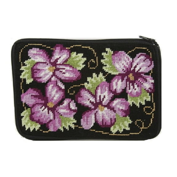Cosmetic Purse - Climbing Rose - Needlepoint Kit
