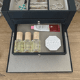 thumbnail image 5 of Hives & Honey Adult Black Demi Locking Jewelry Case - 3-Drawer Organizer with Mirror, 5 of 13