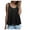 Black, variant on WTXUE Tank Tops Sleeveless, Scoop Neck Swing Cotton Top Flowy Loose Lace O-Neck Solid Tank Blouse Solid | Casual for Women's Plus Black L