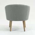 thumbnail image 6 of Mainstays Curved Textured Accent Chair, Smoky Gray, 6 of 7