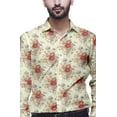 thumbnail image 3 of BESTMAN CasualÂ&nbsp;Shirts For Men Slim Fit Button Down Long SleeveÂ&nbsp;Shirt, 3 of 5
