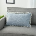 thumbnail image 4 of Nourison Home Printed Stonewash 14" X 24" Taupe Indoor Throw Pillow, 4 of 5