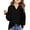Black, variant on HIPYLO Kids Thermals Top and Bottom Set Girls Thermal Top Red Top for Girls Shirt School Uniform Shirts for Baby Winter Clothes Girl Clothes for Kids, Pink 14-16 Years