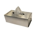 thumbnail image 1 of Stainless Steel Tissue Box Holder, Facial Tissue Dispenser Box Cover, 1 of 4
