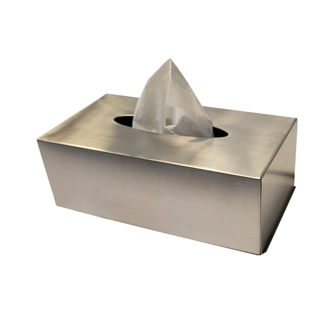 Stainless Steel Tissue Box Holder, Facial Tissue Dispenser Box Cover