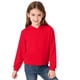 thumbnail image 1 of Cowsor Cute Hoodie for Teen Girls Trendy Solid Color Preppy Hooded Sweatshirts Kids Pullover Long Sleeve School Outfits, 1 of 7