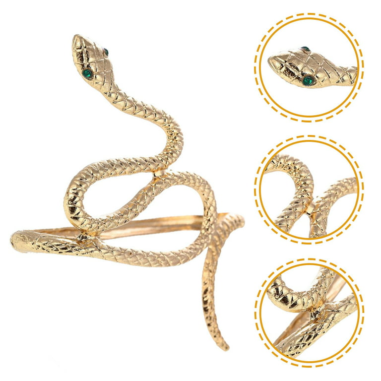 Exaggerated Design Small Snake Animal Bracelet Women's Niche Hand Jewelry, Jewels Cuff Bracelet,Temu