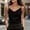A389 Black, variant on Womens Silky Camisole Tops Draped V Neck Sleeveless Shirts Casual Satin Slip Blouses Dressy Date Night Spaghetti Strap Going Out Basic Summer Tunics