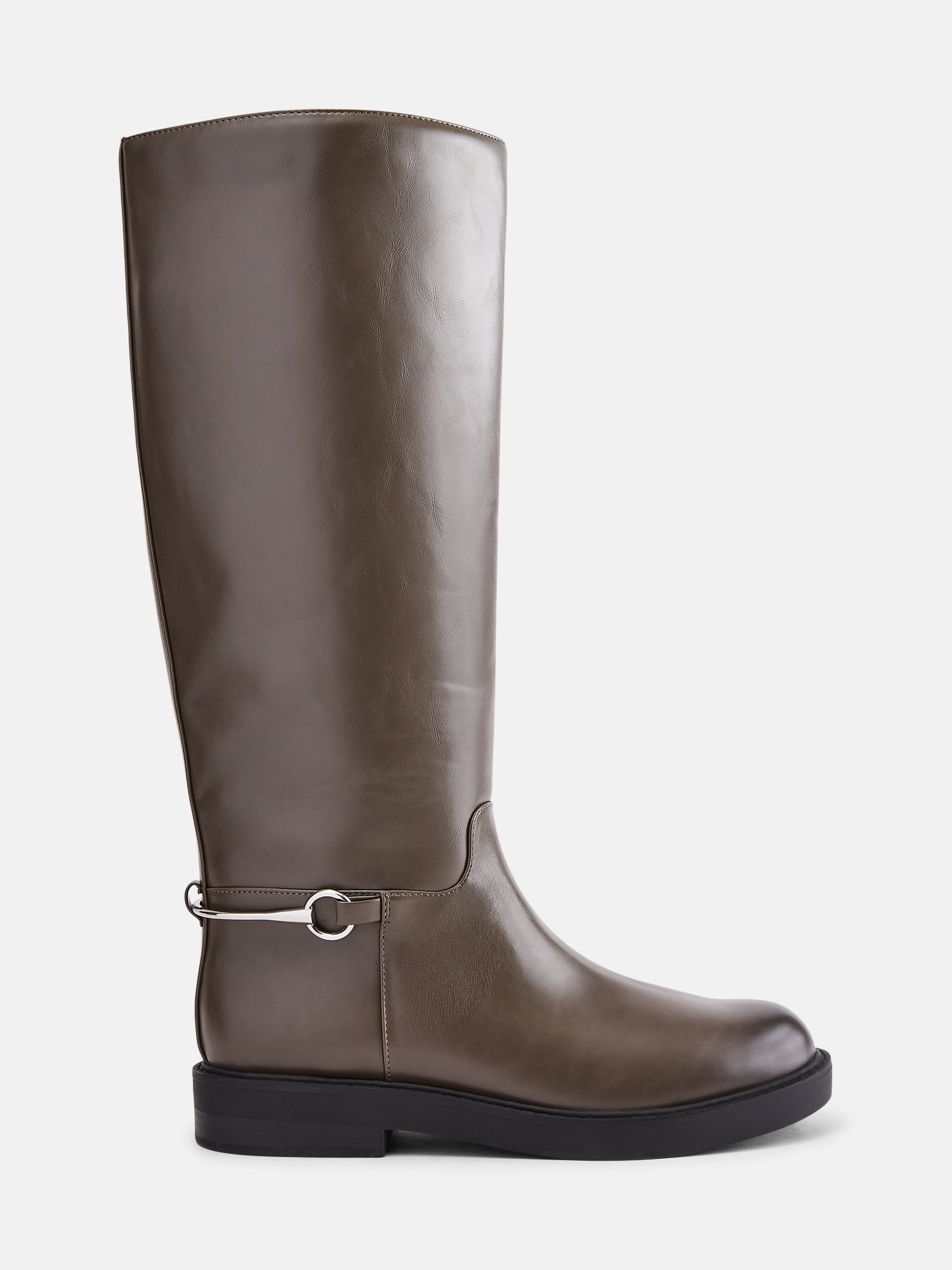 Scenario Women's Tall Faux Leather Riding Boots
