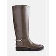 thumbnail image 2 of Scenario Women's Tall Faux Leather Riding Boots, 2 of 7