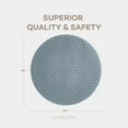 thumbnail image 7 of Comfy Cubs Premium Play Mat, Round (Large) 60" - Kids & Toddler Play Mat Non-Slip Bottom - Pacific Blue, 7 of 7