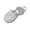 White, variant on Gpaecead Girls Jelly Crystal Gradient Sandals Waterproof Soft Sole Thick Princess Beach Shoes for Pool Rain Splash Spring Summer Pink