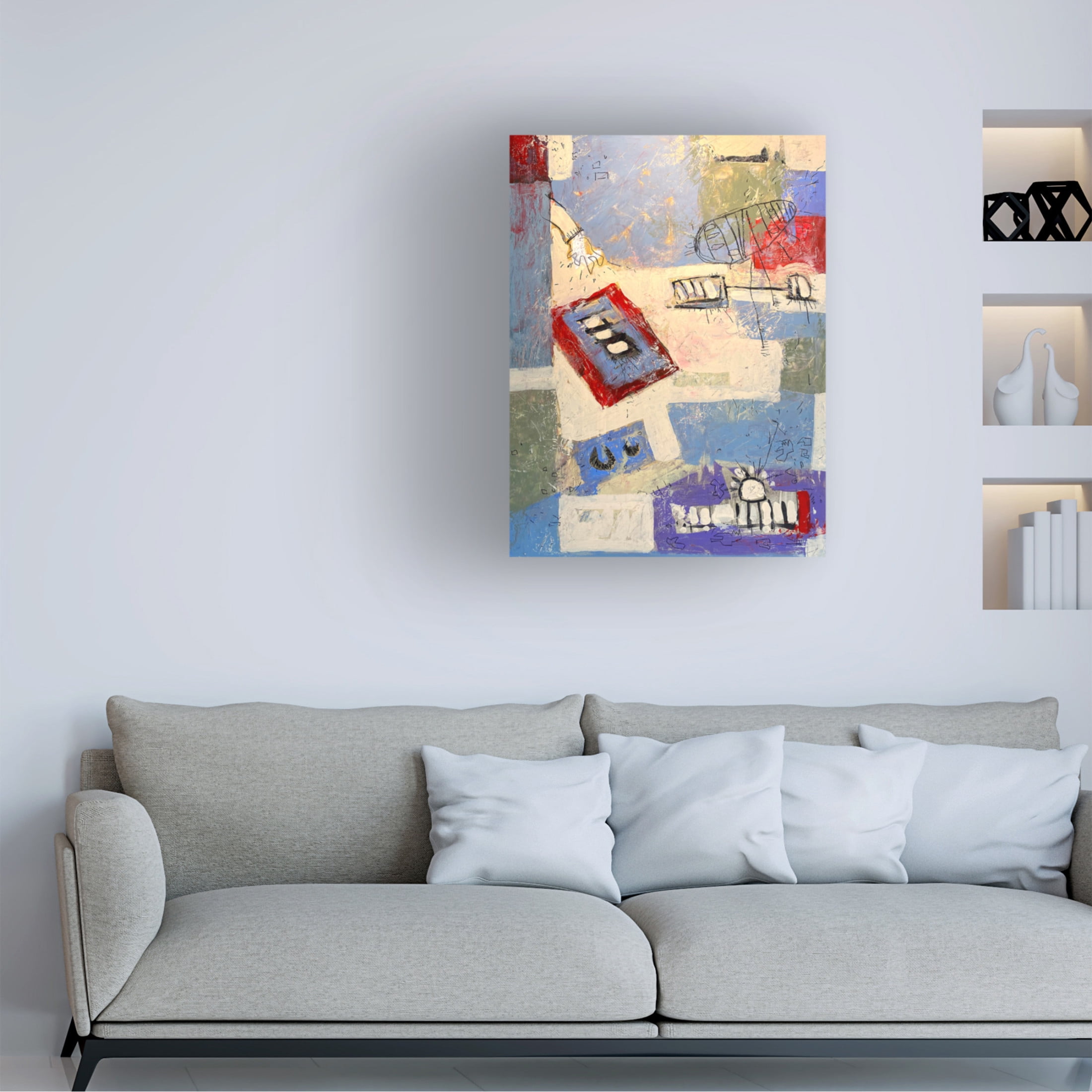 Canvas Wall Art - Randy Noble Fine Art 'Viewers Way' Wall Art for Living Room, Bedroom, or Office Décor by Trademark Fine Art - 24 x 32 Inches