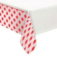 thumbnail image 2 of (6 pack) Way to Celebrate! Red Buffalo Plaid Plastic Party Tablecloth, 84 x 54in, 2 of 7