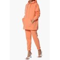 thumbnail image 3 of TheMoogan Women's Active Lounge Fleece Hoodie Sweatshirt Drawstring Jogger Sweat Pants SET, 3 of 7