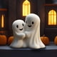 thumbnail image 3 of Fiudx Figura de Fantasma de Halloween, Linda Estatua de Resina, Decoración de Halloween Pintada a Mano, Decoración Festiva para El Hogar o El Jardín, Sorpresa Espeluznante para Los Amantes de Hallowe, 3 of 6