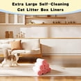 thumbnail image 6 of Heavy Duty Litter Box Liners Compatible with & Automatic Litter Box, Extra Large Self-Cleaning Cat Litter Box Bags Leak-Proof Drawstring Design Waste Bags for Home Use, White, 6 of 6