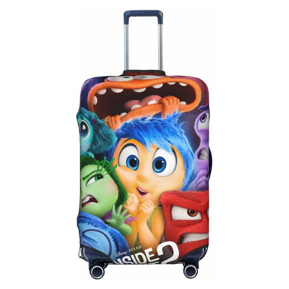 Saiise inside out 2 Luggage Suitcase Covers Elastic Washable Luggage Protector Travel Suitcase Protective Cover For Unisex Fits 18-32 Inch Luggage(No luggage included)