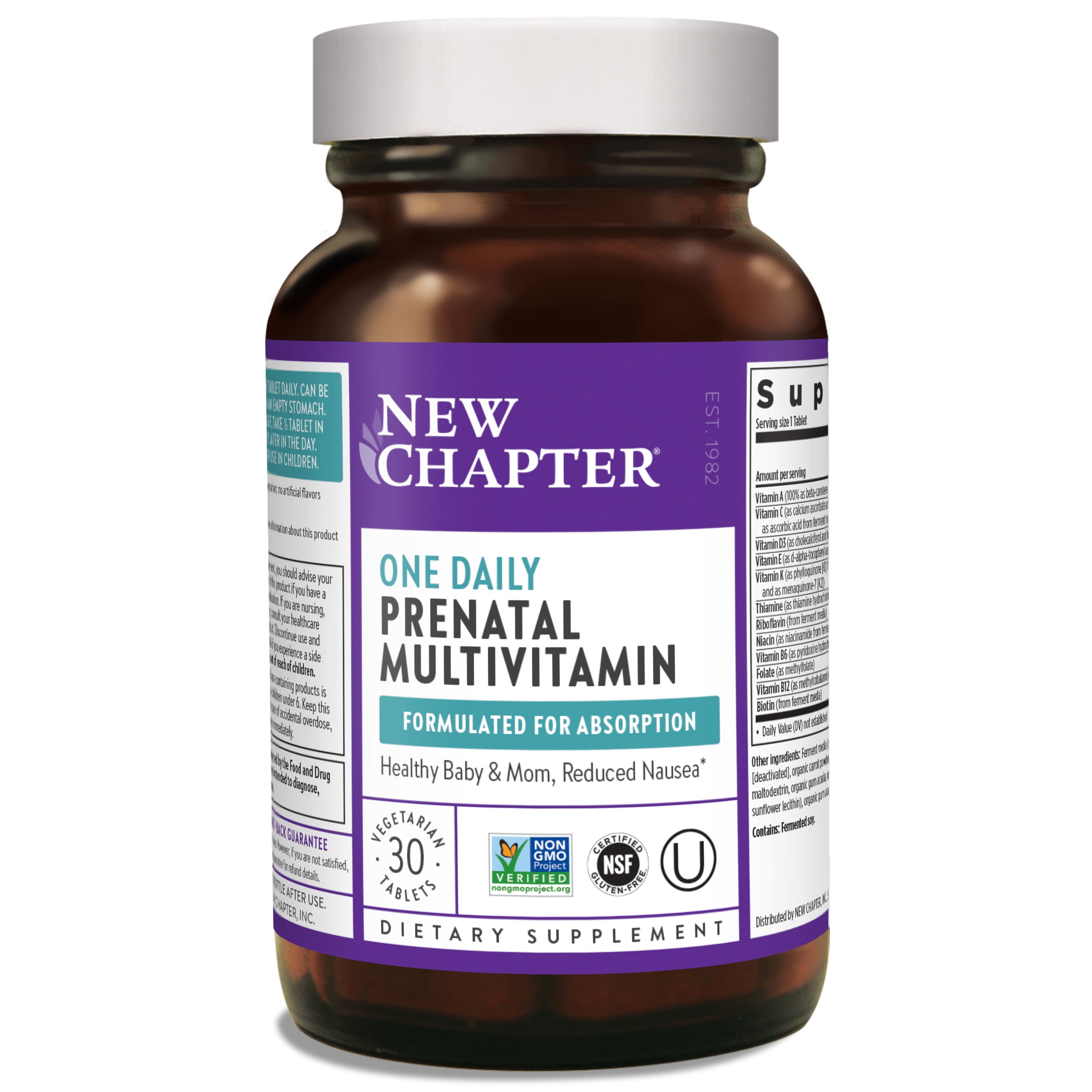 New Chapter One Daily Prenatal Multivitamin, 30 Ct