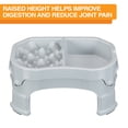 thumbnail image 6 of Neater Pet Brands Raised Neater Slow Feeder Double Diner - Elevated & Adjustable Feeding Height - Improves Digestion, Stops Obesity, and Slows Down Eating, Vanilla Bean, 6 of 11
