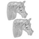 thumbnail image 2 of Pomo de tirador de armario Tiradores de tiradores modernos y elegantes Tirador de puerta Gabinete de oficina decorativo para armario de cocina 3999 Silver Horse Khall Tendencias, 2 of 6