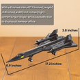 thumbnail image 4 of Gonli Stem Army Toys Us Air Force Sr-71 Aviones de reconocimiento Juegos de bloques de construcción para niños Aviones de combate Juguetes de construcción Regalos para niños (183 piezas), 4 of 5