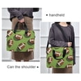 thumbnail image 6 of FORMRS 16" Laptop Bag Carrying Sleeve Case with Handle Travel Shoulder Briefcase, Game Day Footballs, 6 of 8