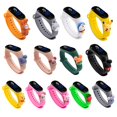 thumbnail image 3 of 3D niños de dibujos animados Disney Totoro Jingle Pikachu Mickey Bear Pig LED deporte Digital reloj electrónico impermeable para niños niñas hombres mujeres pulsera de silicona reloj, 3 of 4