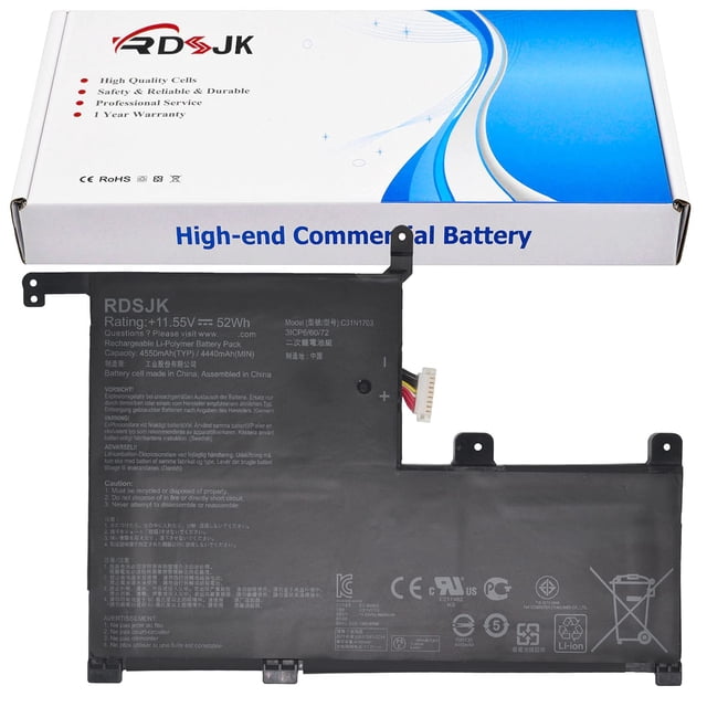 Batería RDSJ C31N1703 11.55 V 52 Wh para Asus Zenbook Flip