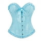 thumbnail image 2 of Faja moldeadora de cintura para mujer, corsé fruncido con encaje y soporte para el pecho, faja de poliéster para mujer, 2 of 8