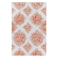 thumbnail image 5 of Orange Floral Design Decoration Blackout Curtains, 55W x 72/84L Living Room Bedroom Curtains, Heat Insulation and Sun Protection, 2-Pack, 5 of 6