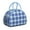 Sky-blue-14, variant on Rustic Farmhouse Plaid Insulated Lunch Tote, Reusable Cooler with Vintage Checkered Print, Ideal for Picnic, Beach, and Travel