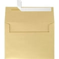 thumbnail image 2 of LUXPaper A7 Invitation Envelopes, 5 1/4 x 7 1/4, Blonde Gold Metallic, 50/Pack, 2 of 4