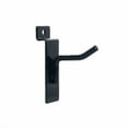thumbnail image 1 of 2" Slatwall Hooks For Slat Panel Display - 50 Pcs Box - 1/4" Dia Wire - Standard Duty - Black Color, 1 of 4