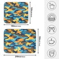 thumbnail image 2 of Ryvnso Camouflage Blue-a1 Dish Drying Mat for Kitchen Countertop 18x24 Large Dish Pad Drainer Rack Dish Sink Mats, 2 of 7