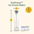 thumbnail image 2 of Cuisinart FastFreeze 5-in-1 Ice Cream, Sorbet, Milkshakes, Slushies and Mix-In Frozen Dessert Maker, Compact Machine, Easy to Use, Includes 3 Mixing, 2 of 6