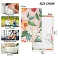 thumbnail image 2 of Peach and Cherry Flower Cotton Face Towels Absorbent Hand Towel Soft Bathroom Towel for Kitchen Hotel Decoration, 2 of 7