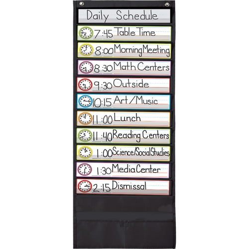 Essential Pocket Chart Black