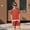 Red, variant on Boys Soft Comfy 2 Pieces Set Short Sleeve Shirts and Shorts Sets Boy Summer Casual Clothes (Red,3-4 Years)