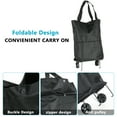 thumbnail image 5 of Shopping Cart,Foldable Trolley Bag Oxford Tote Reusable Grocery Bags with Wheels Travel Bag Grocery Cart, 5 of 7