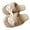 Brown, variant on Women's Cute Lamb Plush Slippers Closed Toe Soft Sherpa Fleece House Shoes With Non Slip Quiet Sole For Winter, Pink