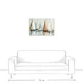 thumbnail image 3 of Creative Products Muted Sailboats On Water 30 x 20 Canvas Wall Art, 3 of 5
