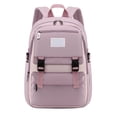 thumbnail image 4 of UJNDER Lightweight Casual Backpack for Elementary Students Comfortable Double Shoulder Daypack for Boys and Girls Daily Use Kids School Backpack,02_Pink,Mid, 4 of 4
