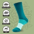 thumbnail image 4 of BambooMN Unisex Tri-Color Rayon from Bamboo Crew Socks - Assortment B - Medium - 4 Pairs, 4 of 7
