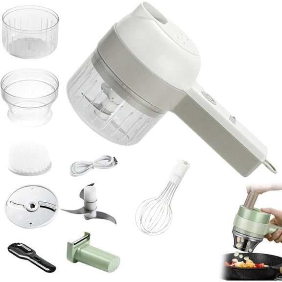 for Slice Ease Electric Chopper, for Slice Ease 4 in 1 Multi-Functional Portable Electric Vegetable Cutter Set, Wireless Grinder, for Home Kitchen Garlic, Peppers, Onions, Meat